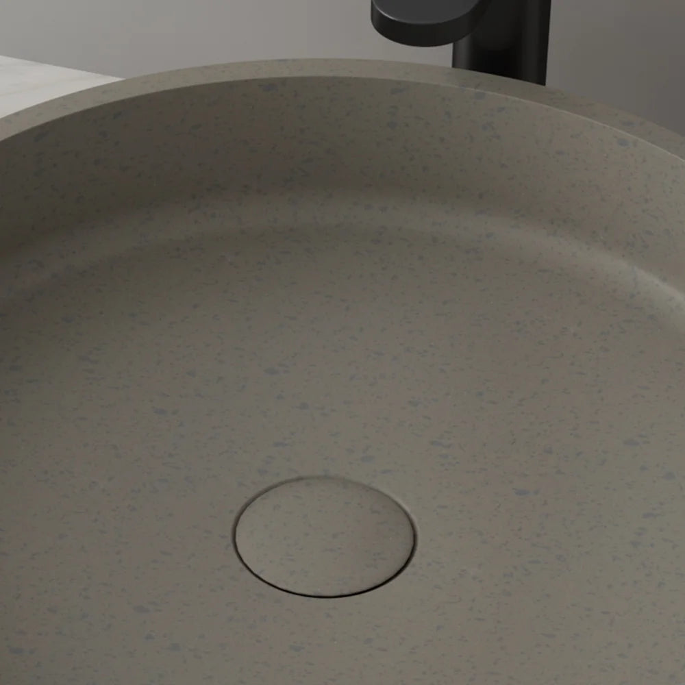 Round Concrete Wash Basin