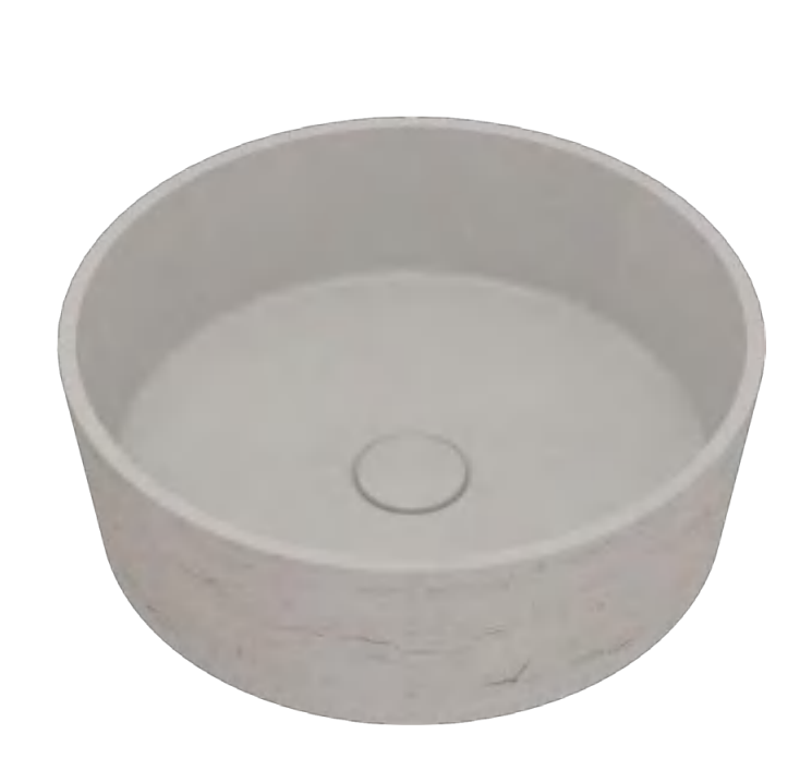 Porous Texture Concrete Bathroom Basin