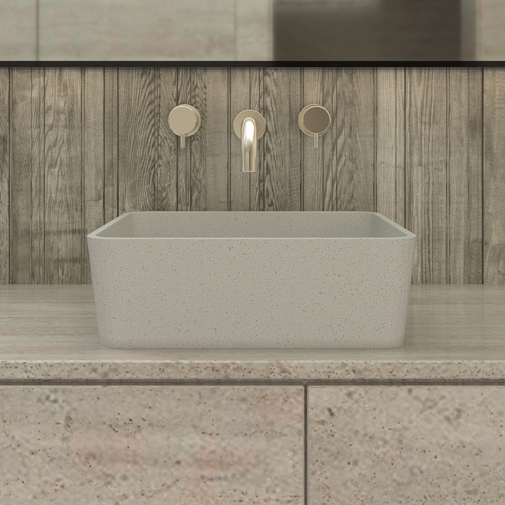 Cement Concrete Bathroom Vessel Sink