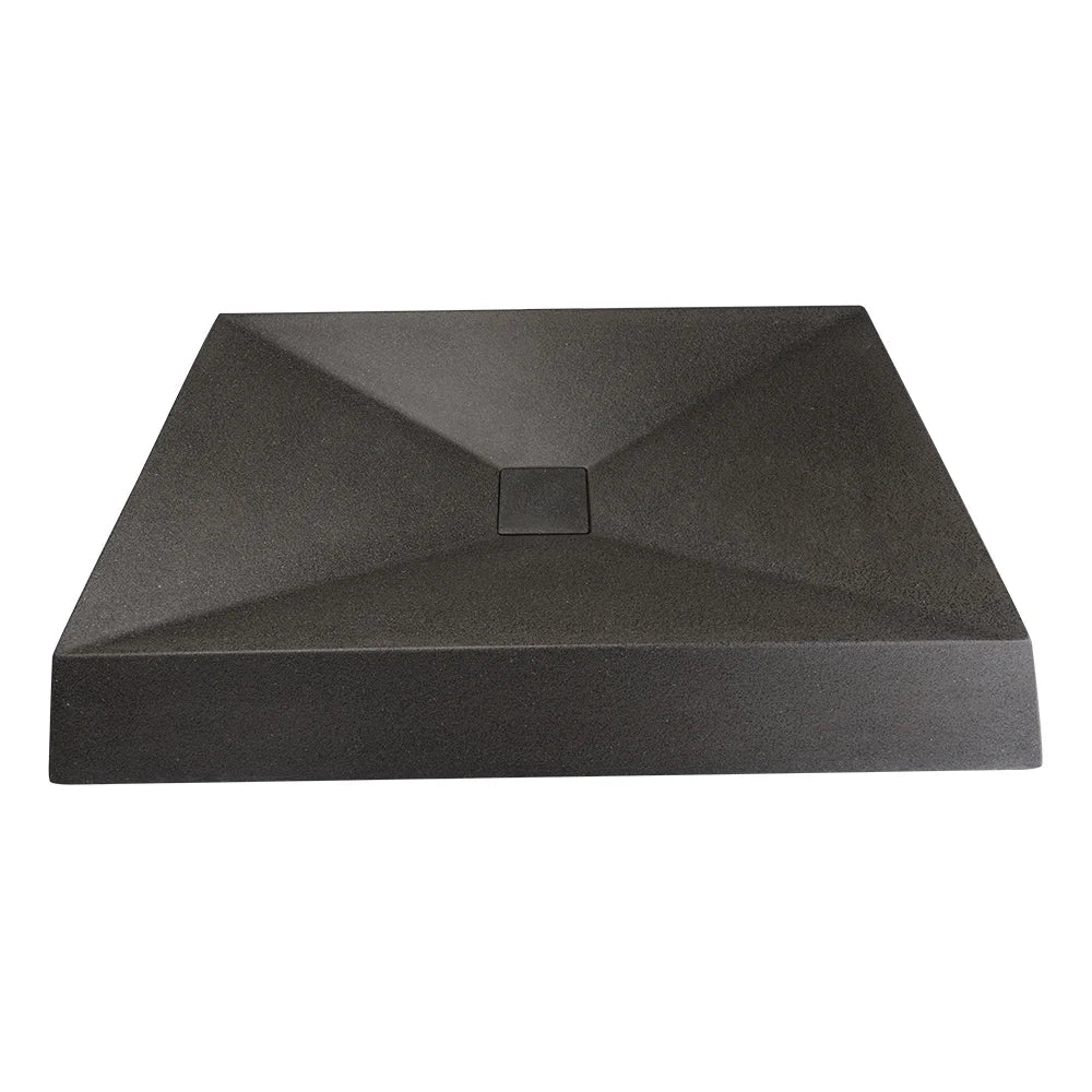 High-End Hotel Black Concrete Wash Basin