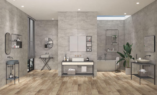 What are the occasions when cement wash basins are used?