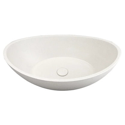 Modern White Concrete Vanity Sink