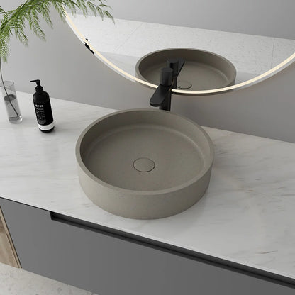 Round Concrete Wash Basin