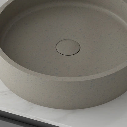 Round Concrete Wash Basin