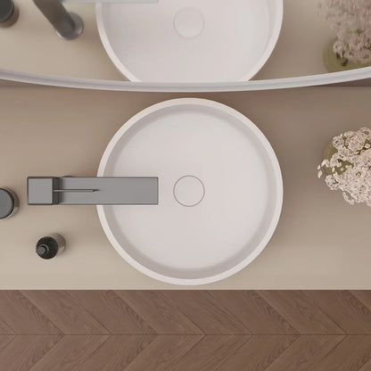 Modern Round Shape Cement Basin