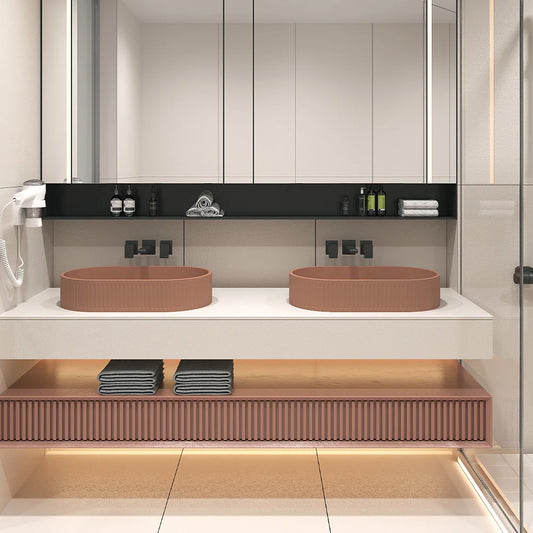 Neues Design Beton Badezimmer Waschbecken