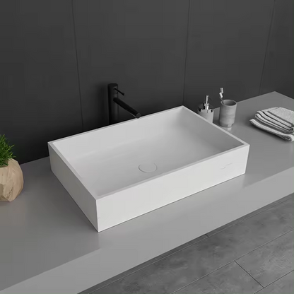 Rectangular Concrete Handmade Sink