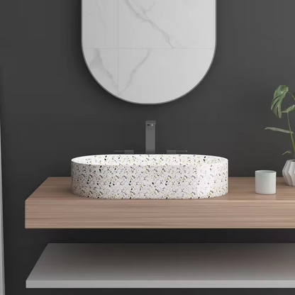 Stylish and Durable Terrazzo Vessel Sink