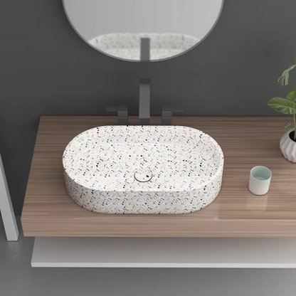 Stylish and Durable Terrazzo Vessel Sink