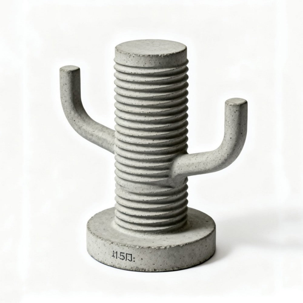 Modern Cement Wall Hooks, Customizable Options