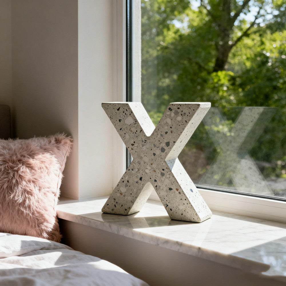 Industrial Cement Letters, Custom Sizes & Chic