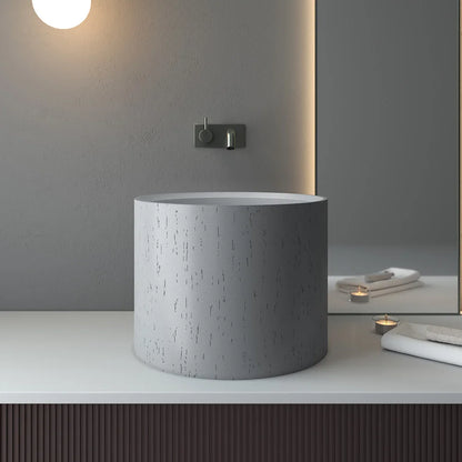 Einzigartiges strukturiertes natürliches Stomata-Zementbecken