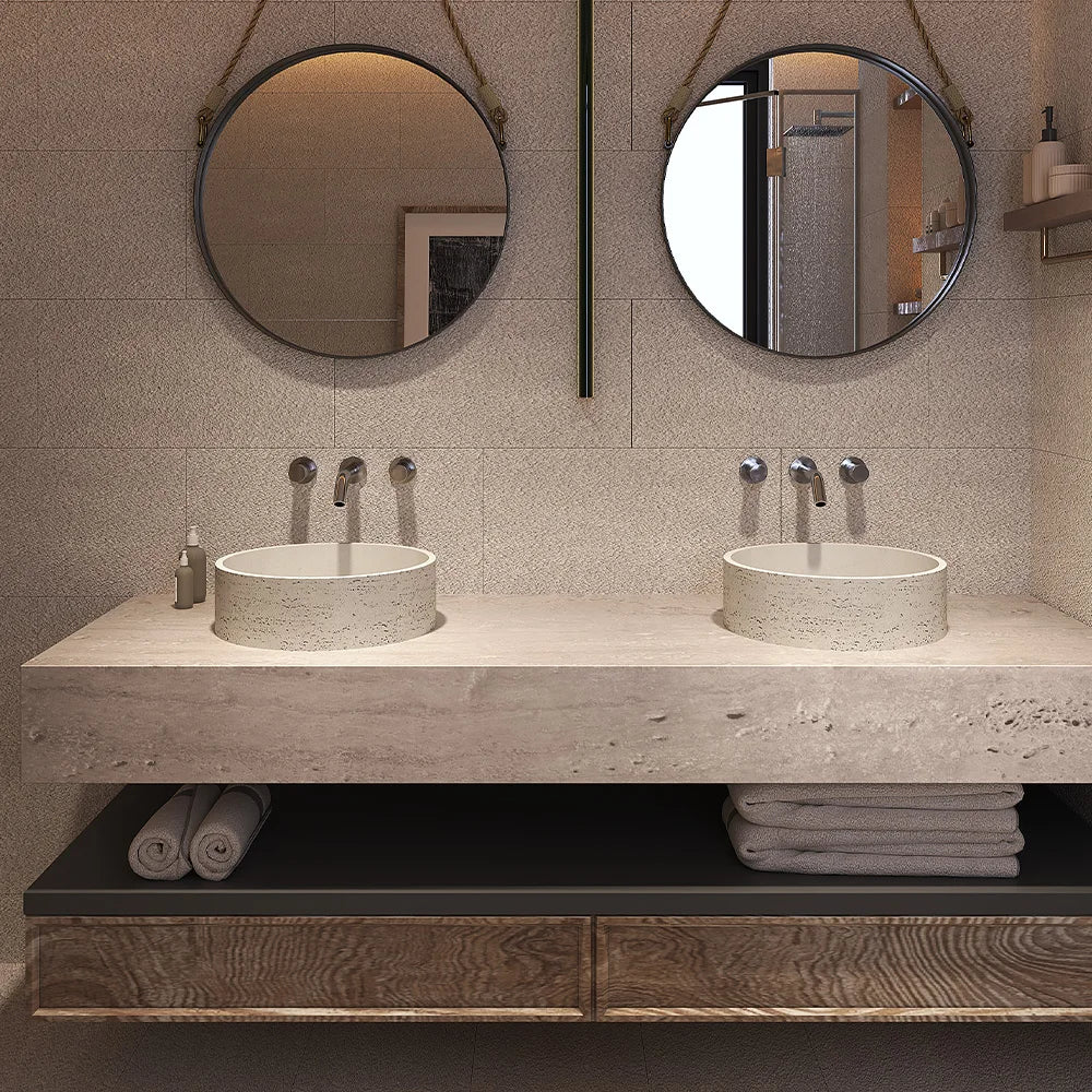 Artistic Vent Plain Concrete Wash Basin