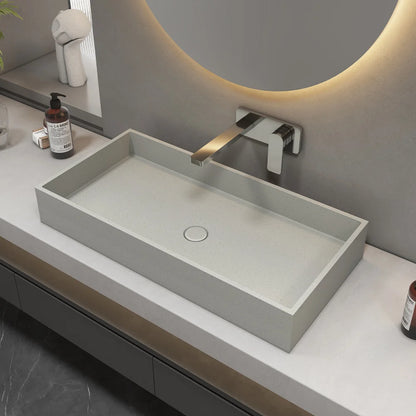Hotel Luxury Restrooms Concrete Washbasin