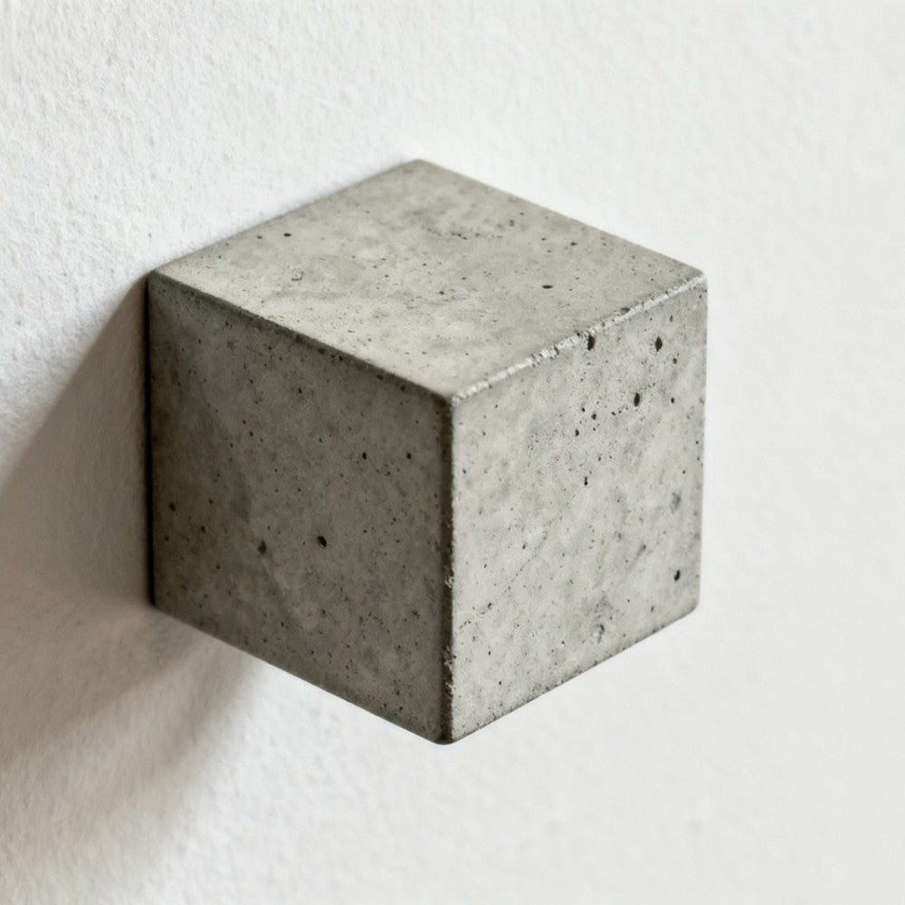 Modern Cement Wall Hooks, Customizable Options