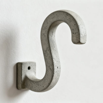 Modern Cement Wall Hooks, Customizable Options