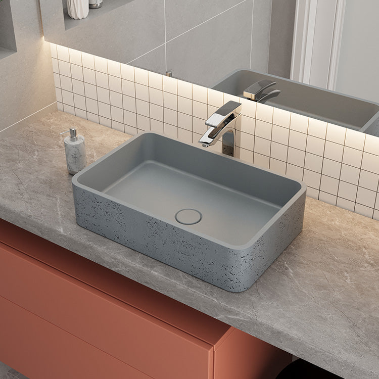 Multi-Color Art Concrete Basin