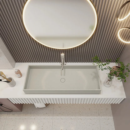 Sleek Modern Bathroom Concrete Basin