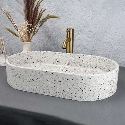 Stylish and Durable Terrazzo Vessel Sink