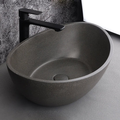 Black Sandstone Concrete Vessel Sink