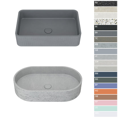 Corrugated Cement Concrete Wash Basin