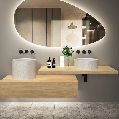 Einzigartiges strukturiertes natürliches Stomata-Zementbecken