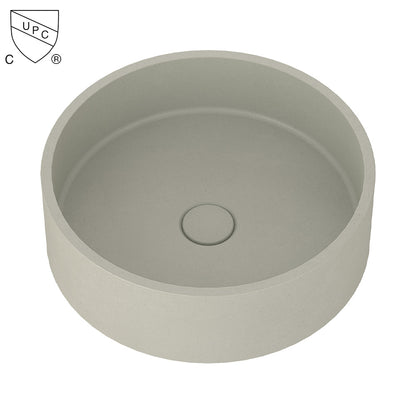 Modern Round Concrete Wash Basin
