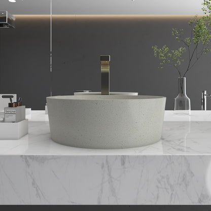 Round Colorful Concrete Basin