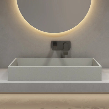 Hotel Luxury Restrooms Concrete Washbasin