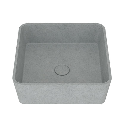 Cement Concrete Bathroom Vessel Sink