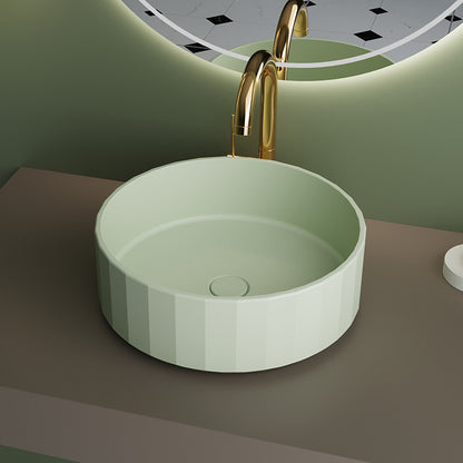 Modern Terrazzo Concrete Bathroom Sink