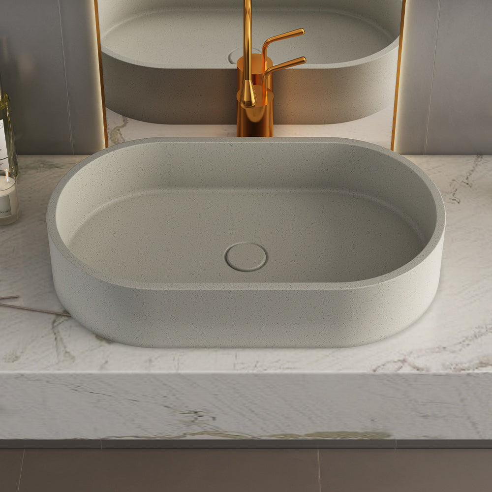 Cement Oval Concrete Basin