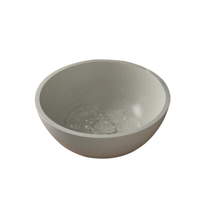 Round Concrete Wash Basin