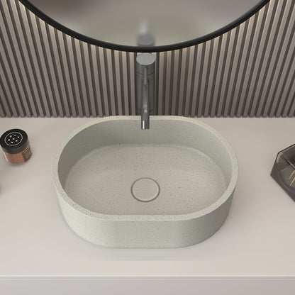 Counter Top Hotel Vanities Cement Basin
