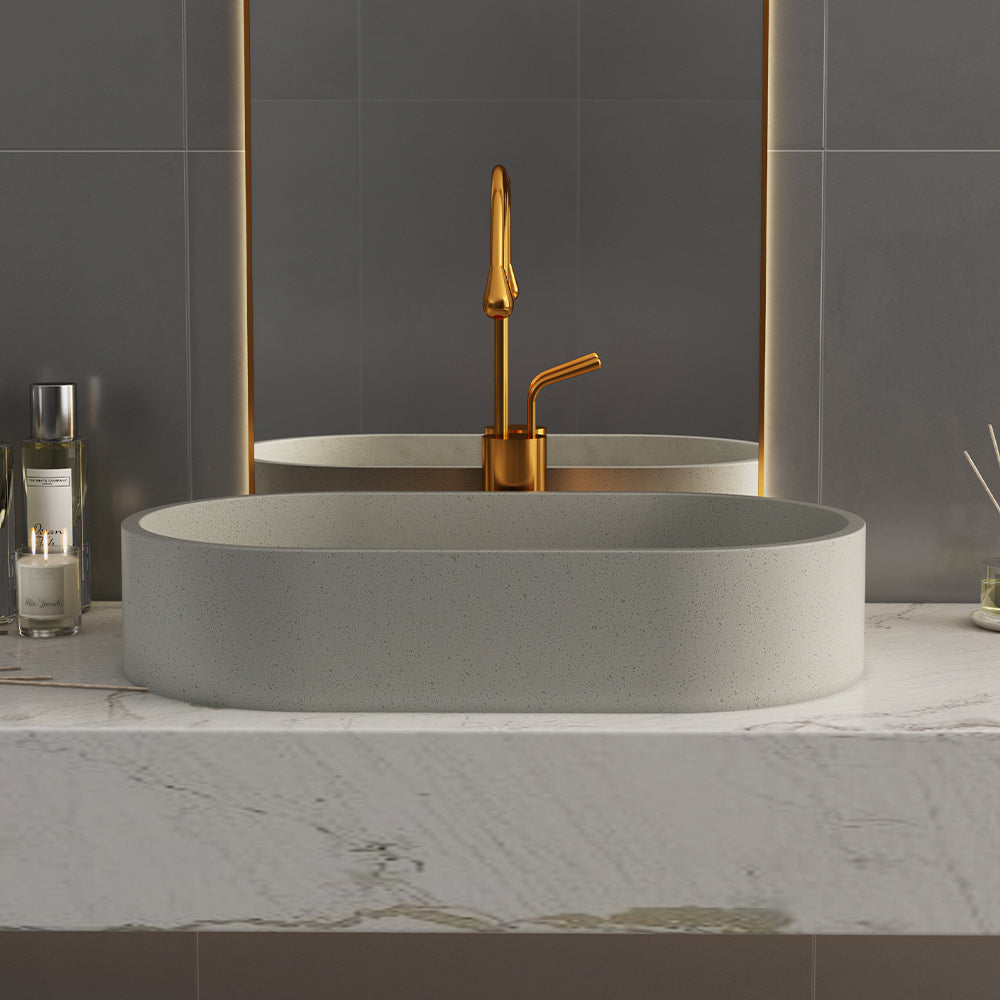Cement Oval Concrete Basin