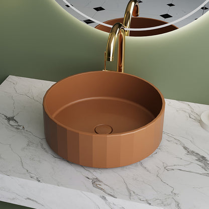 Modern Terrazzo Concrete Bathroom Sink