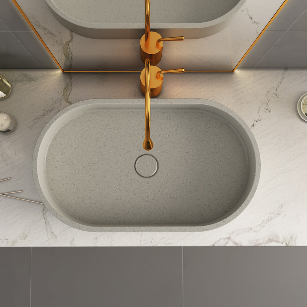 Cement Oval Concrete Basin