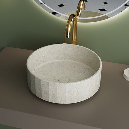 Modern Terrazzo Concrete Bathroom Sink
