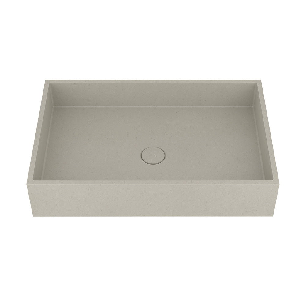 Rectangular Bathroom Concrete Sink