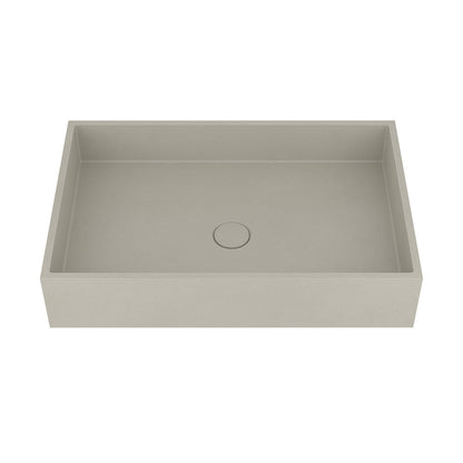 Rectangular Bathroom Concrete Sink