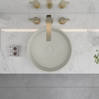 Round Colorful Concrete Basin