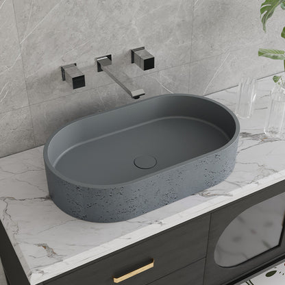 Concrete Surface Wormhole Wash Basin