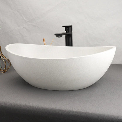 Modern White Concrete Vanity Sink