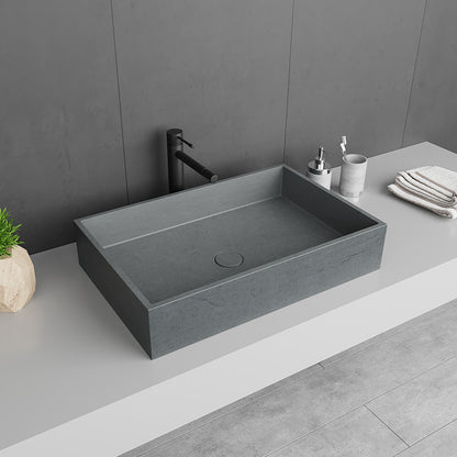 Rectangular Concrete Handmade Sink