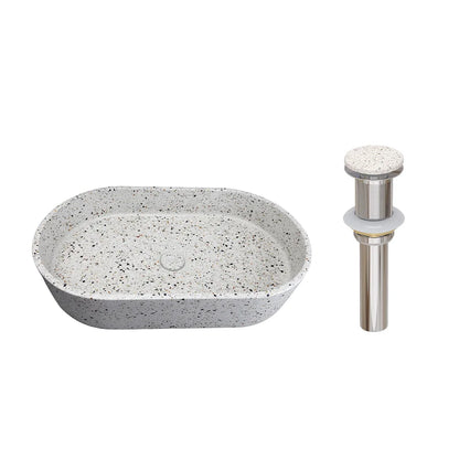 Stylish and Durable Terrazzo Vessel Sink
