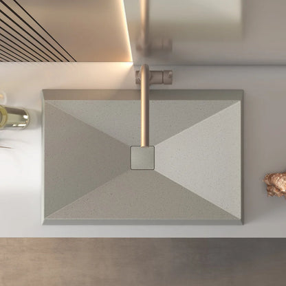 Gray Hotel Vanities Cement Basin