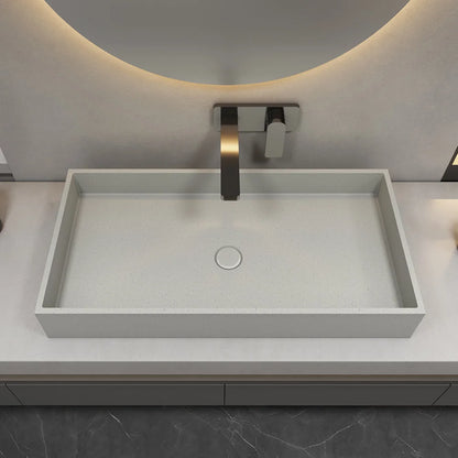 Hotel Luxury Restrooms Concrete Washbasin