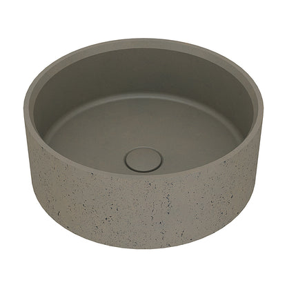 Natural Porosity Round Concrete Wash Basin