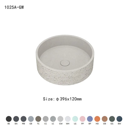 Artistic Vent Plain Concrete Wash Basin