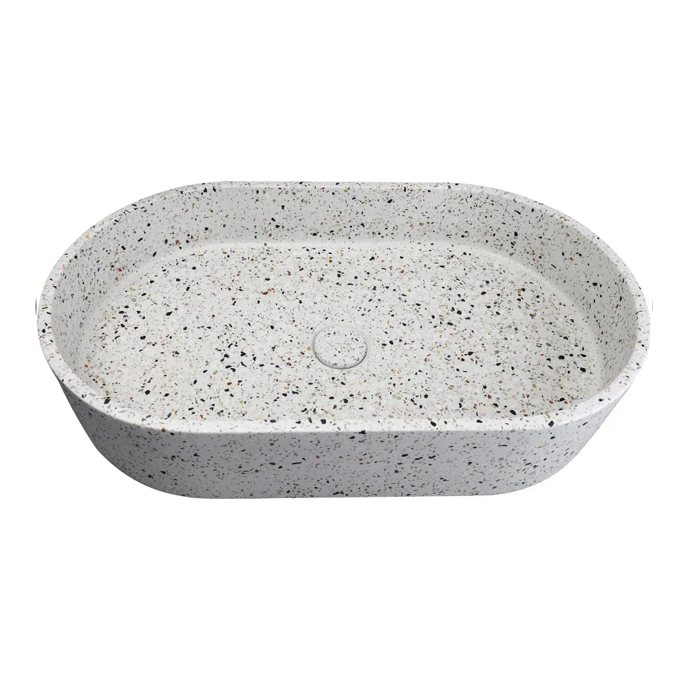 Stilvolles und langlebiges Terrazzo-Waschbecken